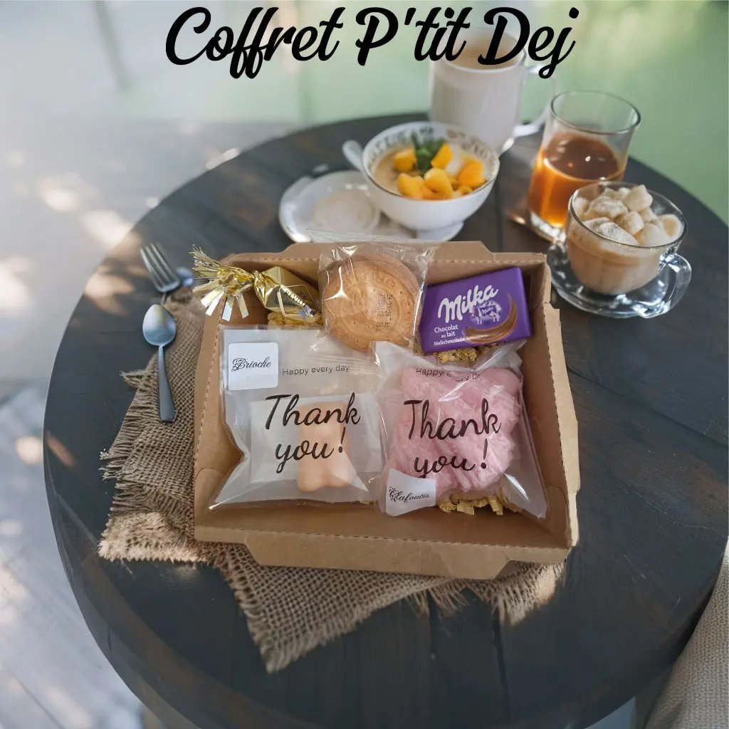 ☕ Coffret Fondants "P'tit Déj de Rêve" 🥐🐻 - Canouto