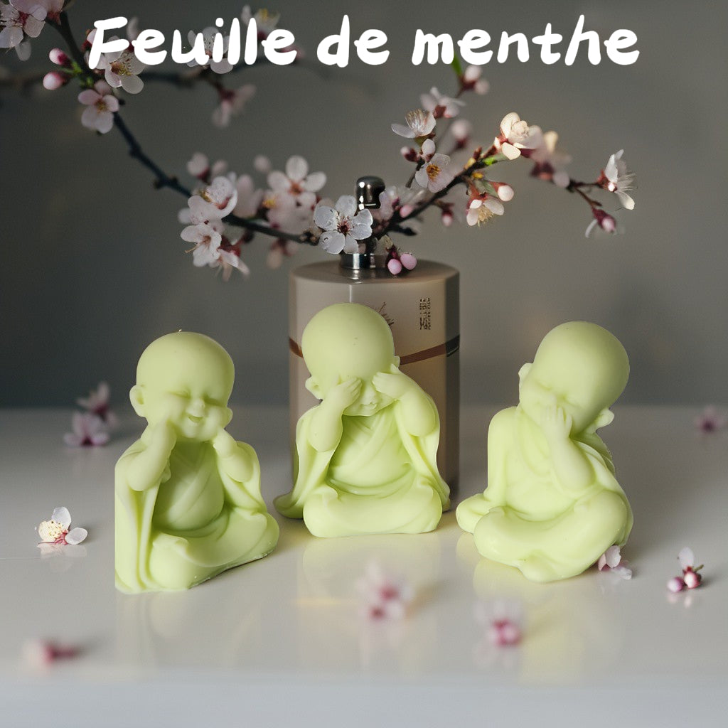 đ Lot de 3 Fondants "BĂ©bĂ© Bouddha Rieur" Fondant bĂ©bĂ© rieur