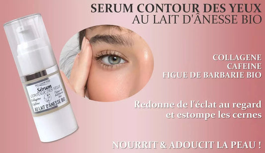 Contour des yeux au lait d'ânesse bio danesse