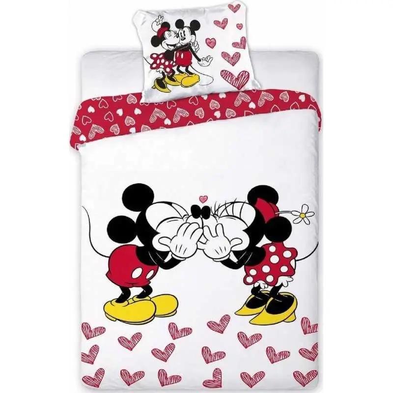 Parure de Lit Mickey & Minnie Amour - Canouto
