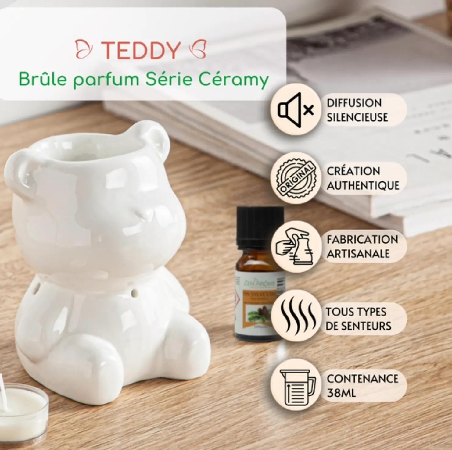 Brûle-Parfum - Teddy - Canouto