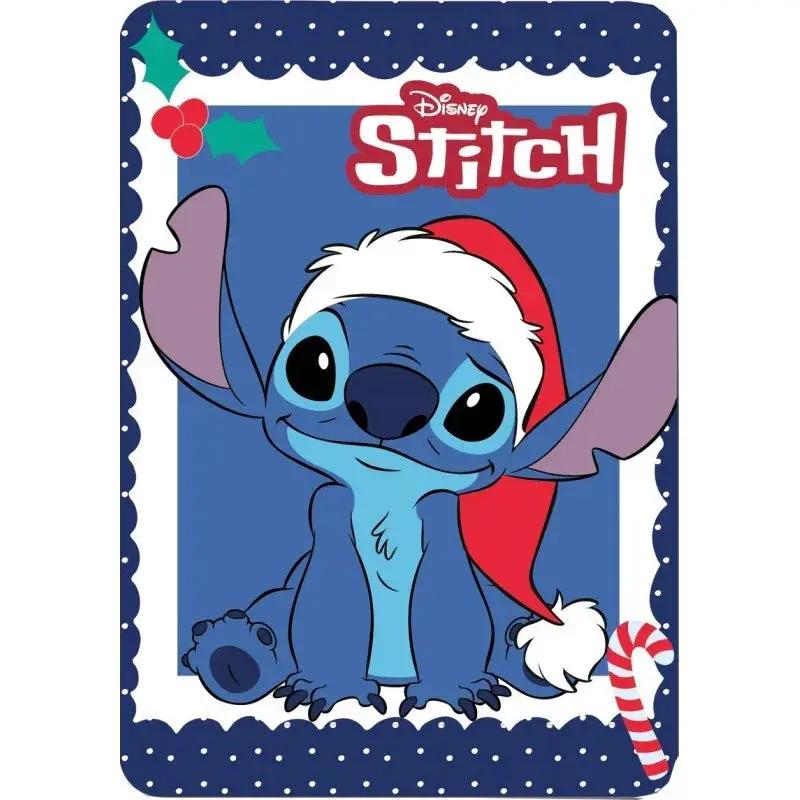 Plaid Polaire Stitch Disney - Canouto