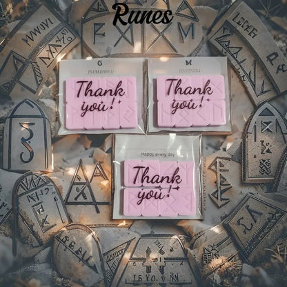 ᛟ Fondants "Les 24 Runes du Futhark" - Canouto