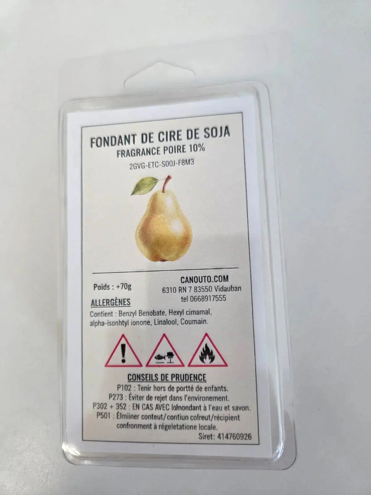 Barquette de 8 Fondants Sécables - Canouto