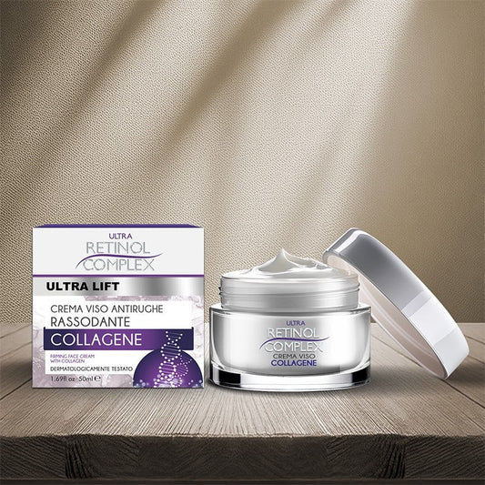 Crème Visage au Collagène - Retinol Complex (50ml) | Soin Anti-Âge & Fermeté Retinol Complex