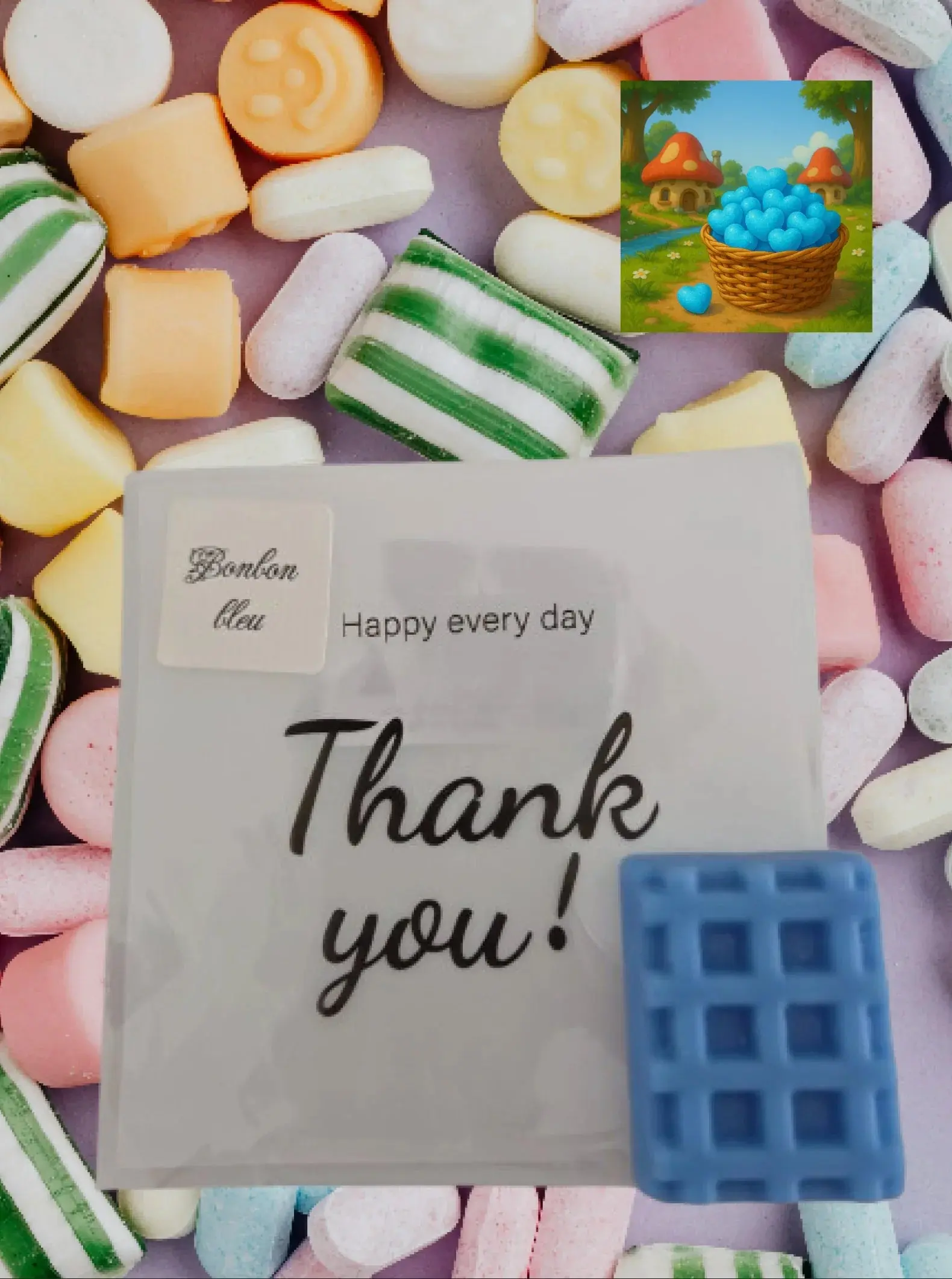 🧇 2 Fondants "Mini Gaufre" - Canouto