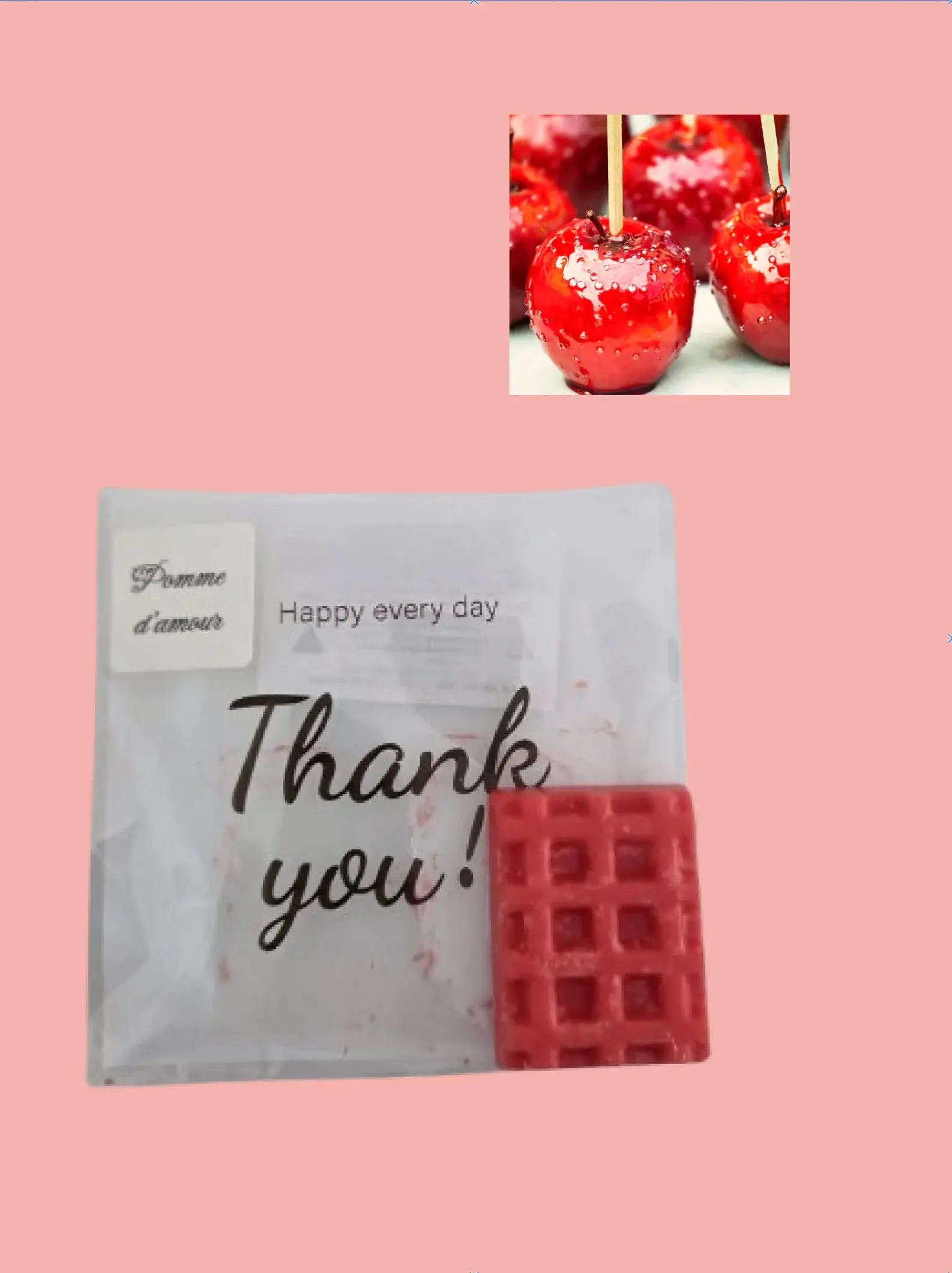 🧇 2 Fondants "Mini Gaufre" - Canouto