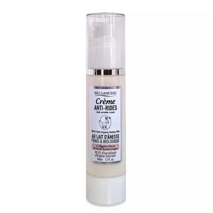 Crème anti-rides au lait d'ânesse bio bio danesse
