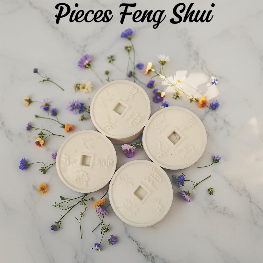 Fondants Pièces feng Shui x4 fondant pieces