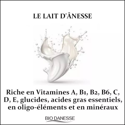 Gel douche au lait d'ânesse bio parfum Monoï.