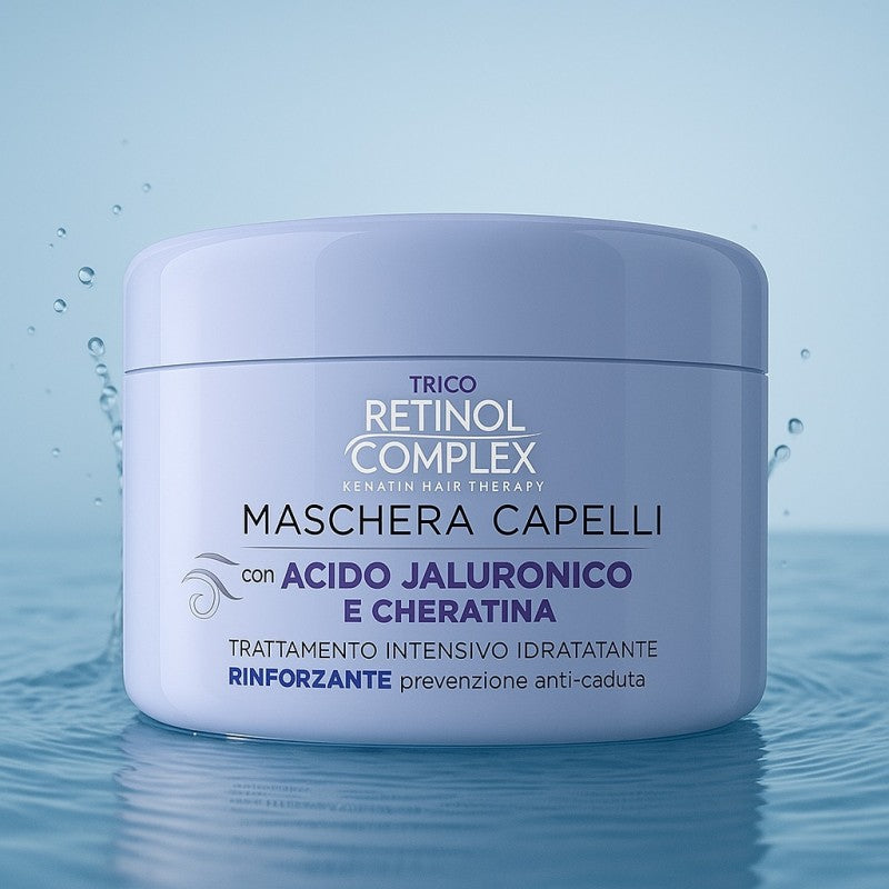 Masque à l'Acide Hyaluronique & Kératine – RÉTINOL COMPLEX