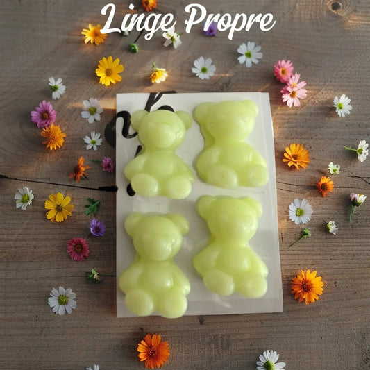 🐻 Lot de 4 Mini Fondants "Petit Ours" - Canouto