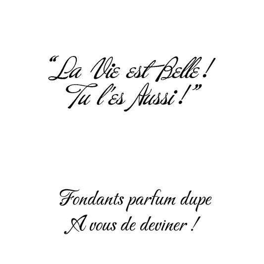 Fondants parfum dupe, Bella vitta Canouto