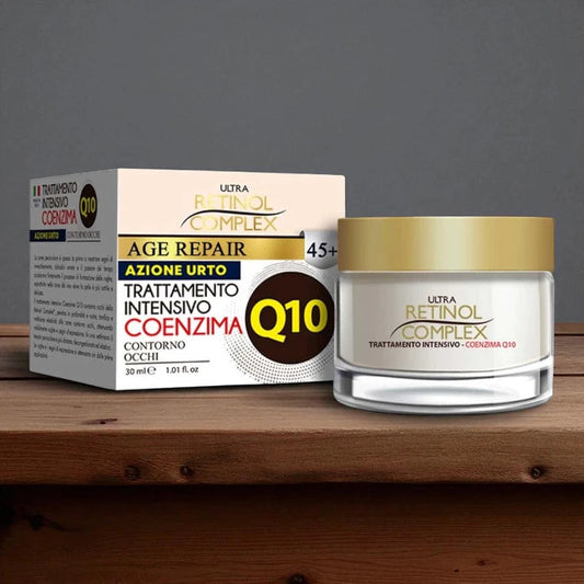 Soin Contour des Yeux au Coenzyme Q10 - Retinol Complex (30ml) | Anti-Fatigue & Jeunesse Retinol Complex
