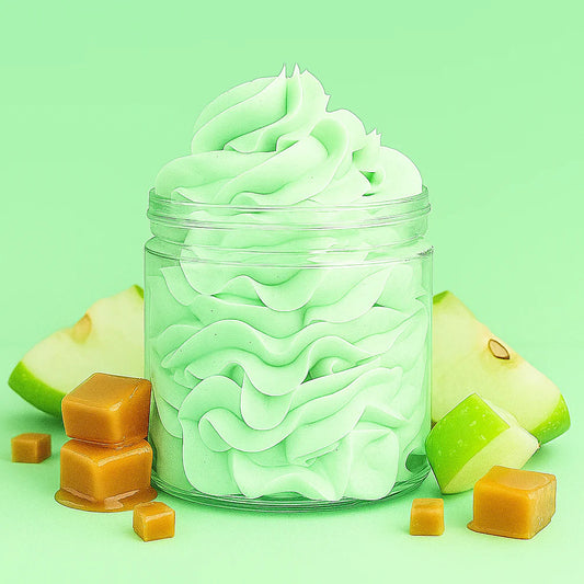 Savon Fouetté Artisanal – Pomme Caramel (100 g) Canouto