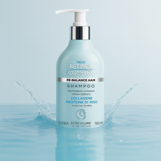 Shampoing Re-Balance Hair : Collagène & Protéines de Riz – RÉTINOL COMPLEX