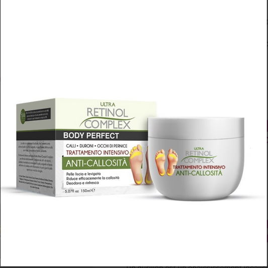 Traitement Intensif Pieds Anti-Callosités & Cors (150ml) - Soin Réparateur Retinol Complex